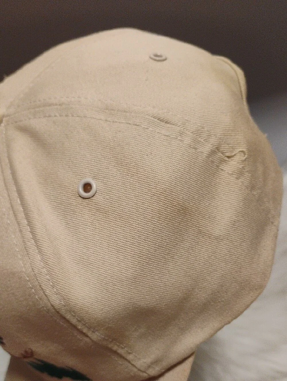 (C-75) STIHL 2001 Vintage Men's Beige Eagle Embroidered Cap